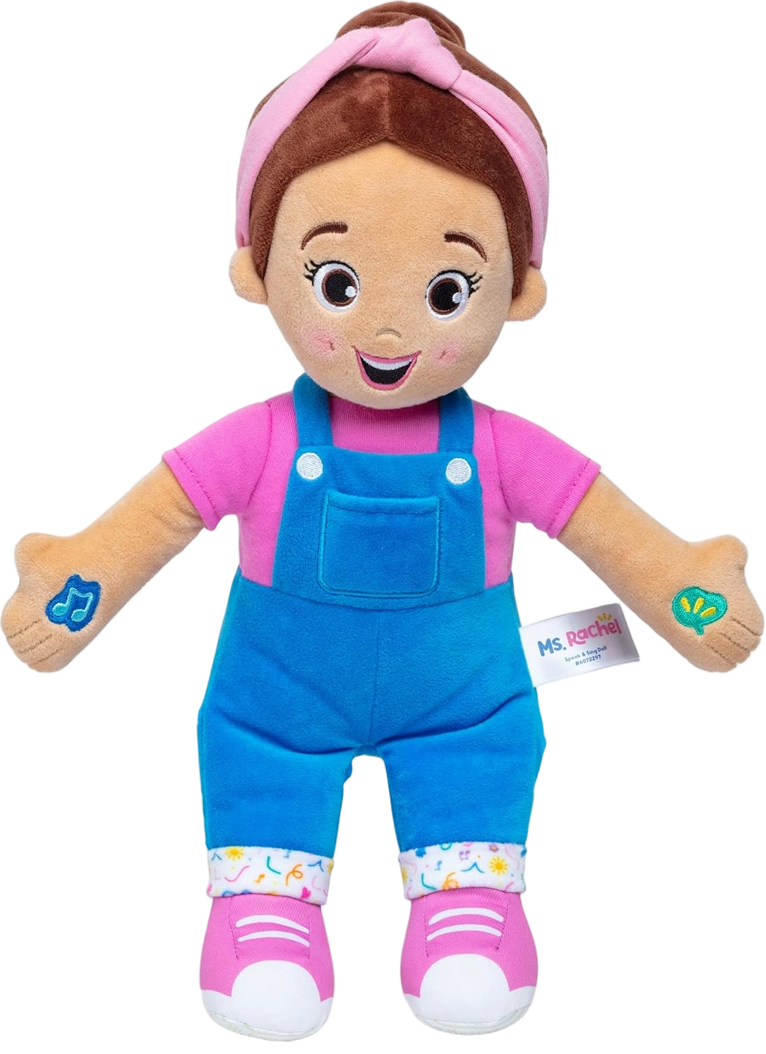Ms. Rachel Official Speak & Sing Doll, 16” Tall Interactive Toy with 4 Songs & 1