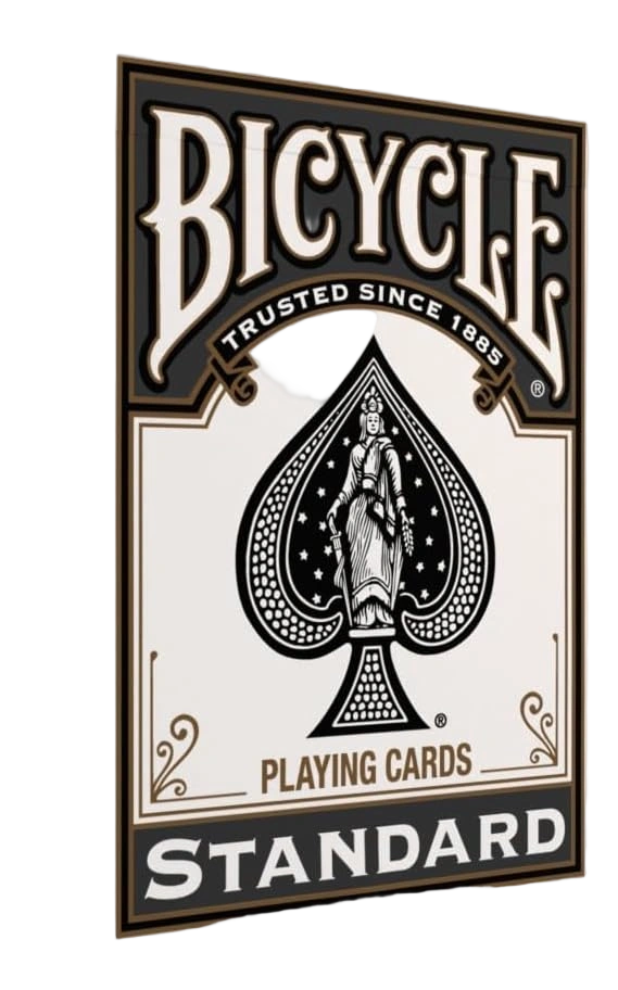 Bicycle Black Playing Cards, Standard Index Poker Size, Classic Deck of Cards fo