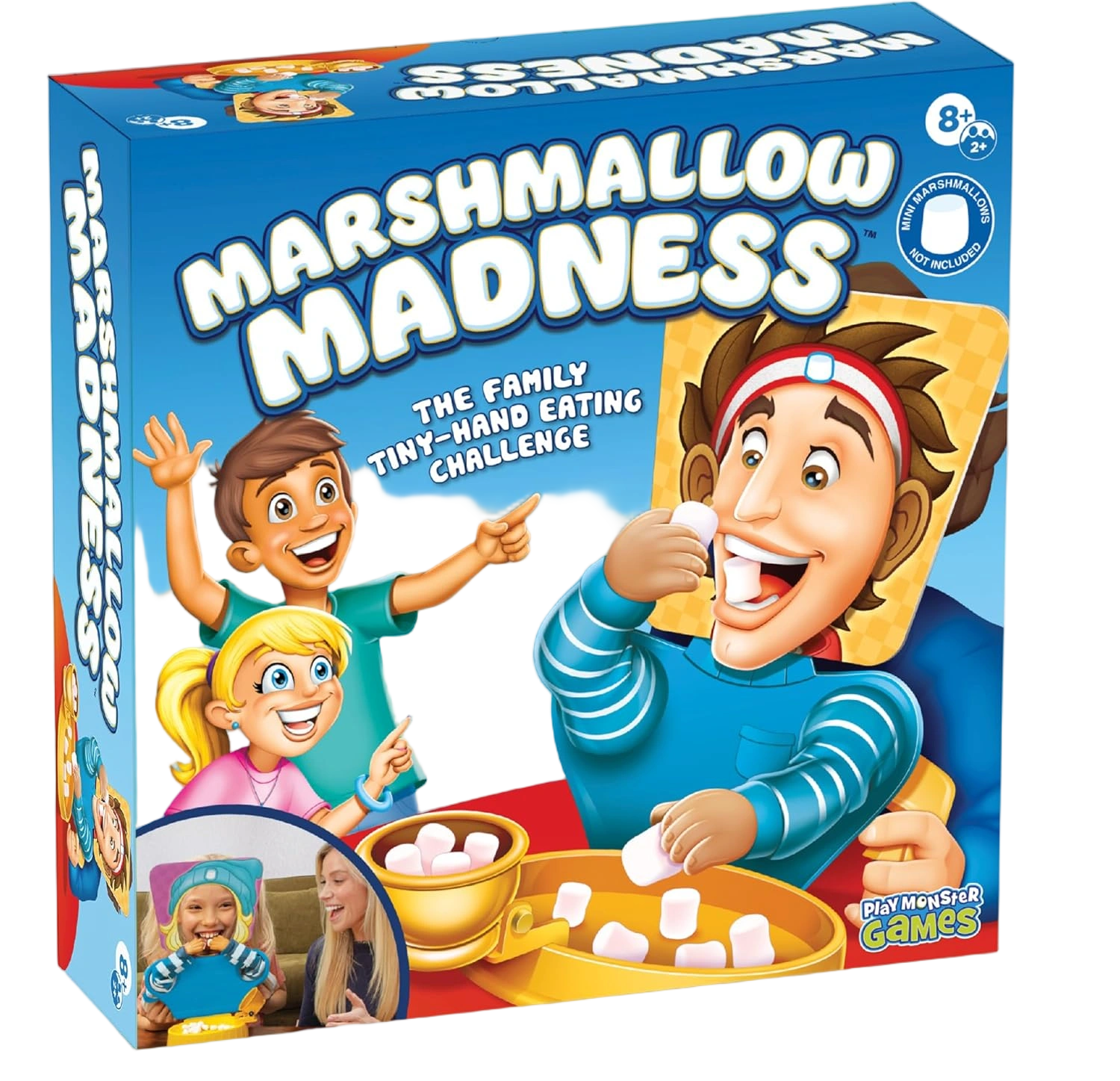 Marshmallow Madness Board Game – Hilarious Family Board Games for Kids & Adults,