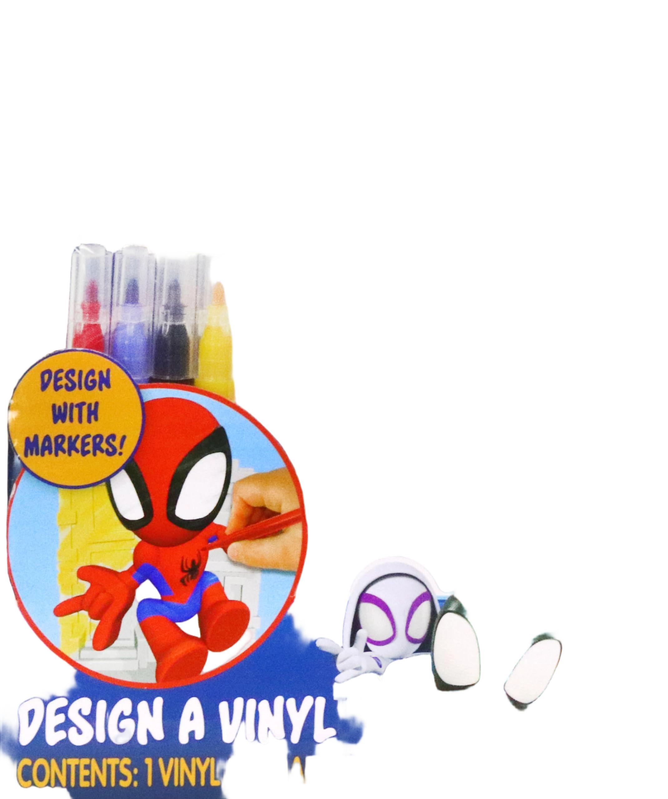 Marvel Spidey Design A Vinyl – Marvel Spidey and His Amazing Friends DIY Colorin