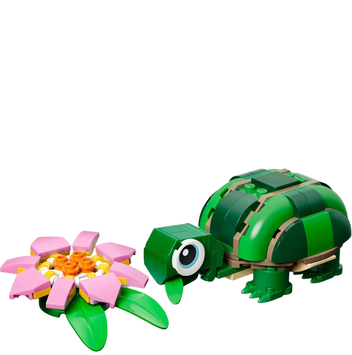 LEGO Creator 3 in 1 Turtle with a Water Lily Flower Building Toy for Girls & Boy