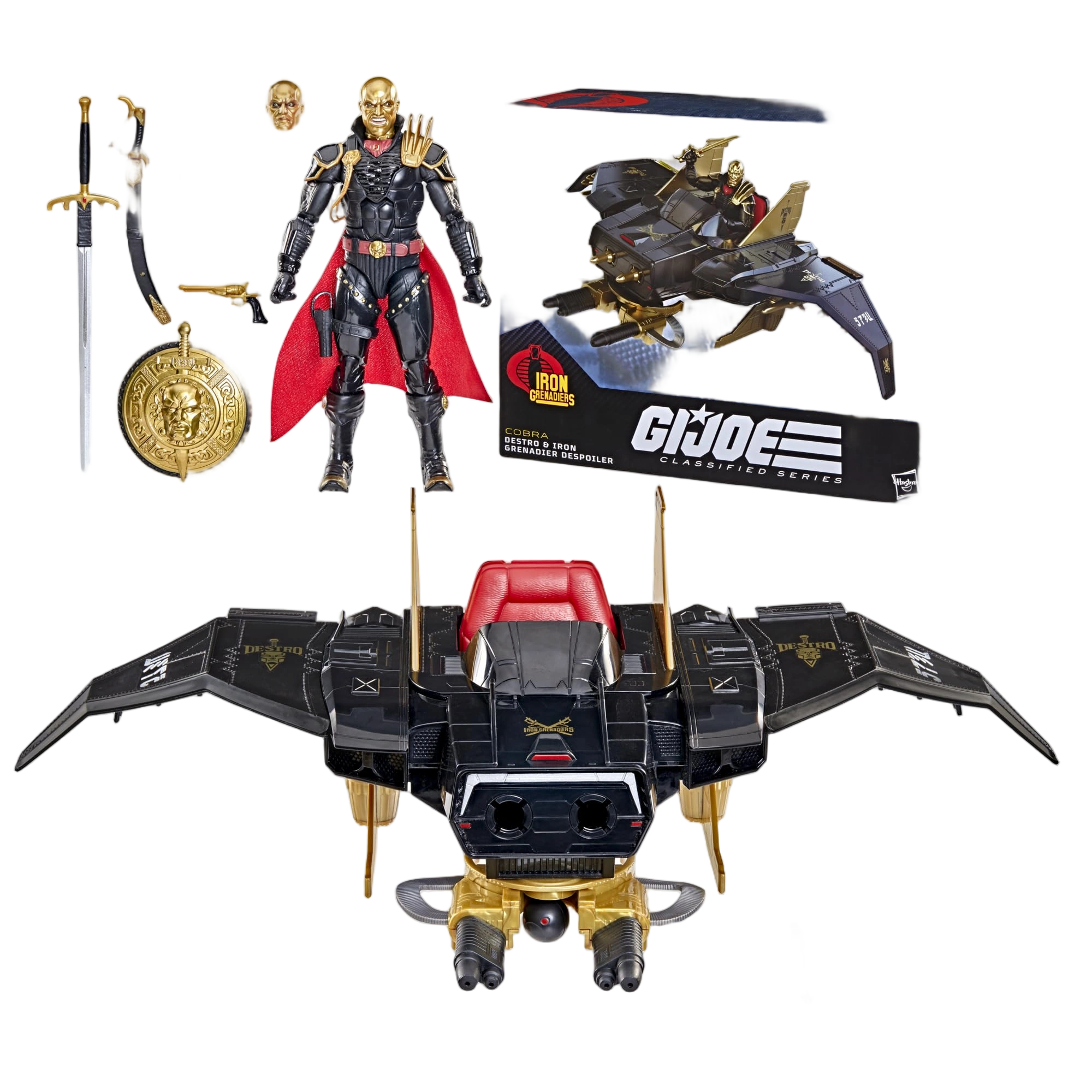 G.I. Joe Classified Series #203, Destro & Iron Grenadier Despoiler, Collectible 