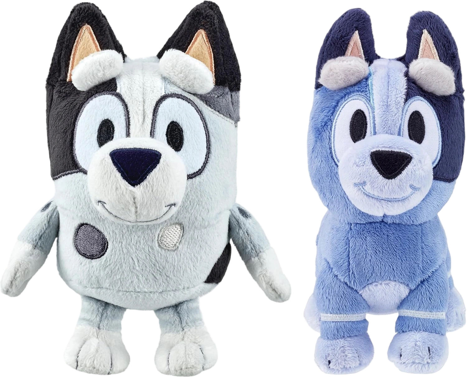 Bluey Muffin & Socks Matching Stuffed Animals Plush Set – 7" & 7.5" Soft Cuddly