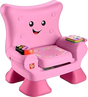 Toddler Learning Toy Laugh & Learn Smart Stages Chair, Pink with Music Lights & 