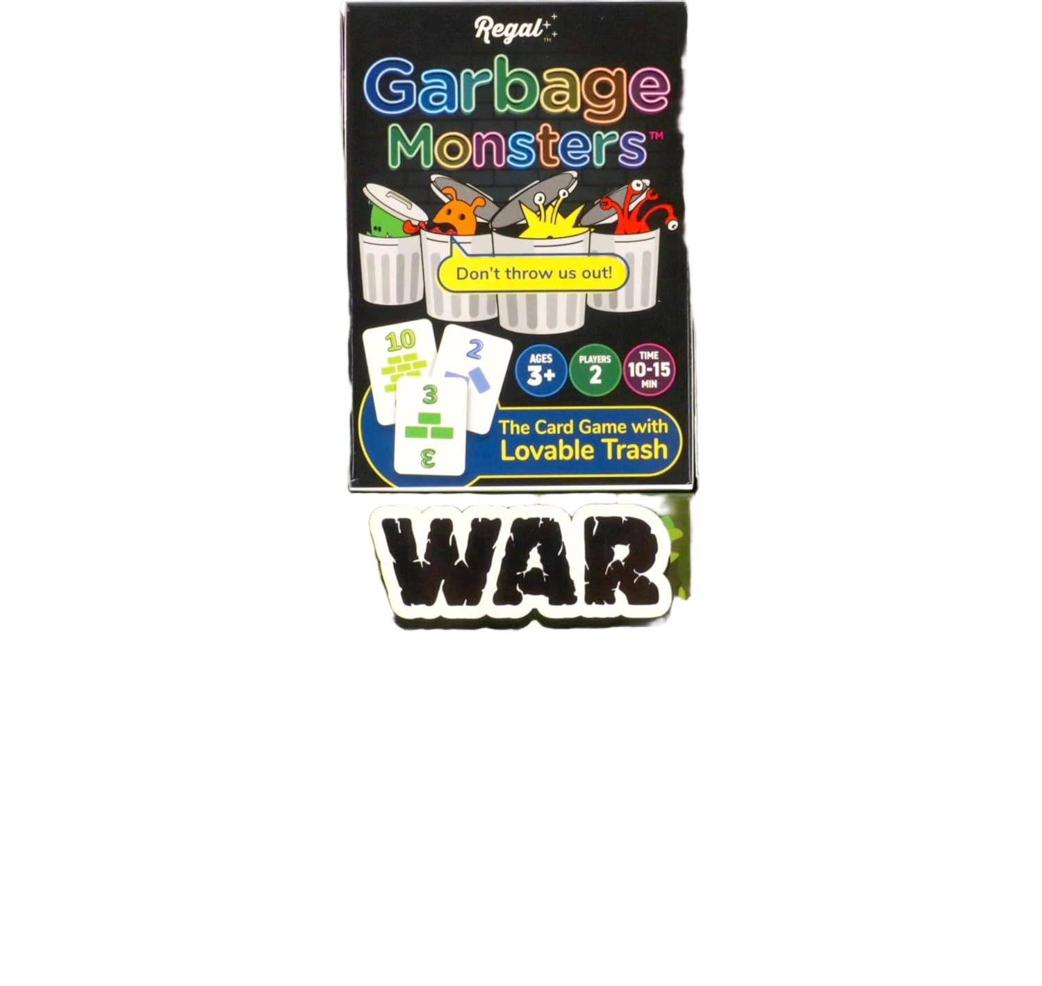 Regal Games Card Games for Kids - Go Fish, Crazy 8's, Old Maid, Slap Jack, Garba