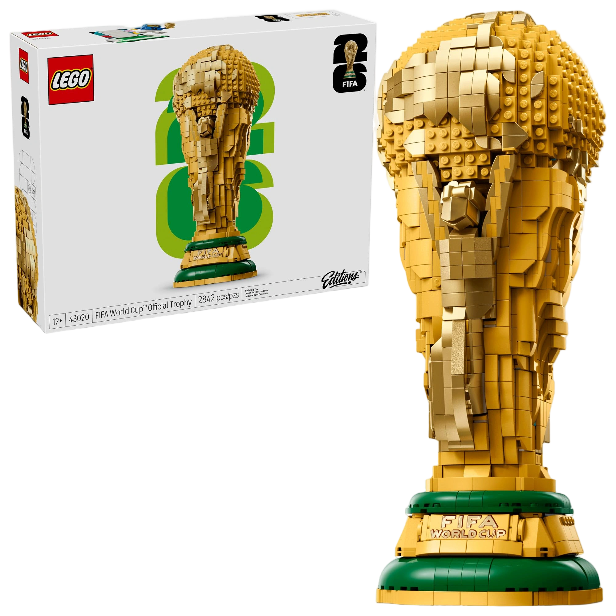 LEGO Editions FIFA World Cup Official Trophy Building Set - Kit for Display in B