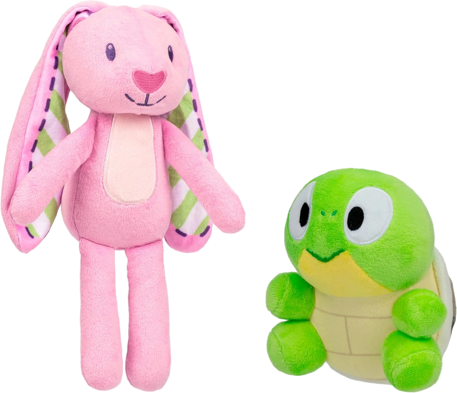 Bluey Friends 2-Pack Plush Stuffed Animals for Kids, Floppy and Turtleboy TV Sho