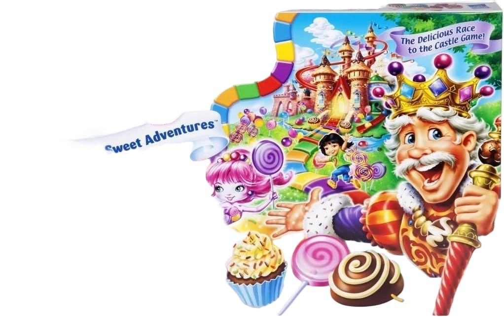 Hasbro Gaming Candy Land Kingdom of Sweet Adventures Board Game for Kids, Easter