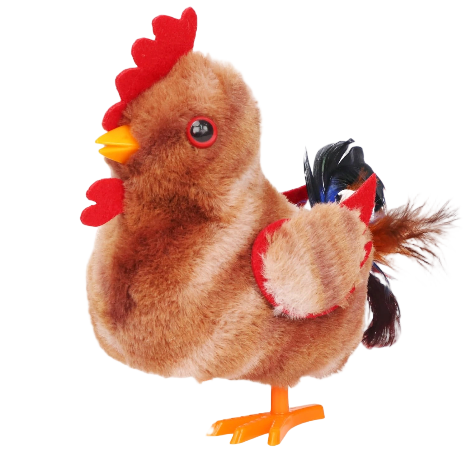Hopearl Walking Chicken Pet Crow Chick Interactive Electronic Plush Toy Farm Ani