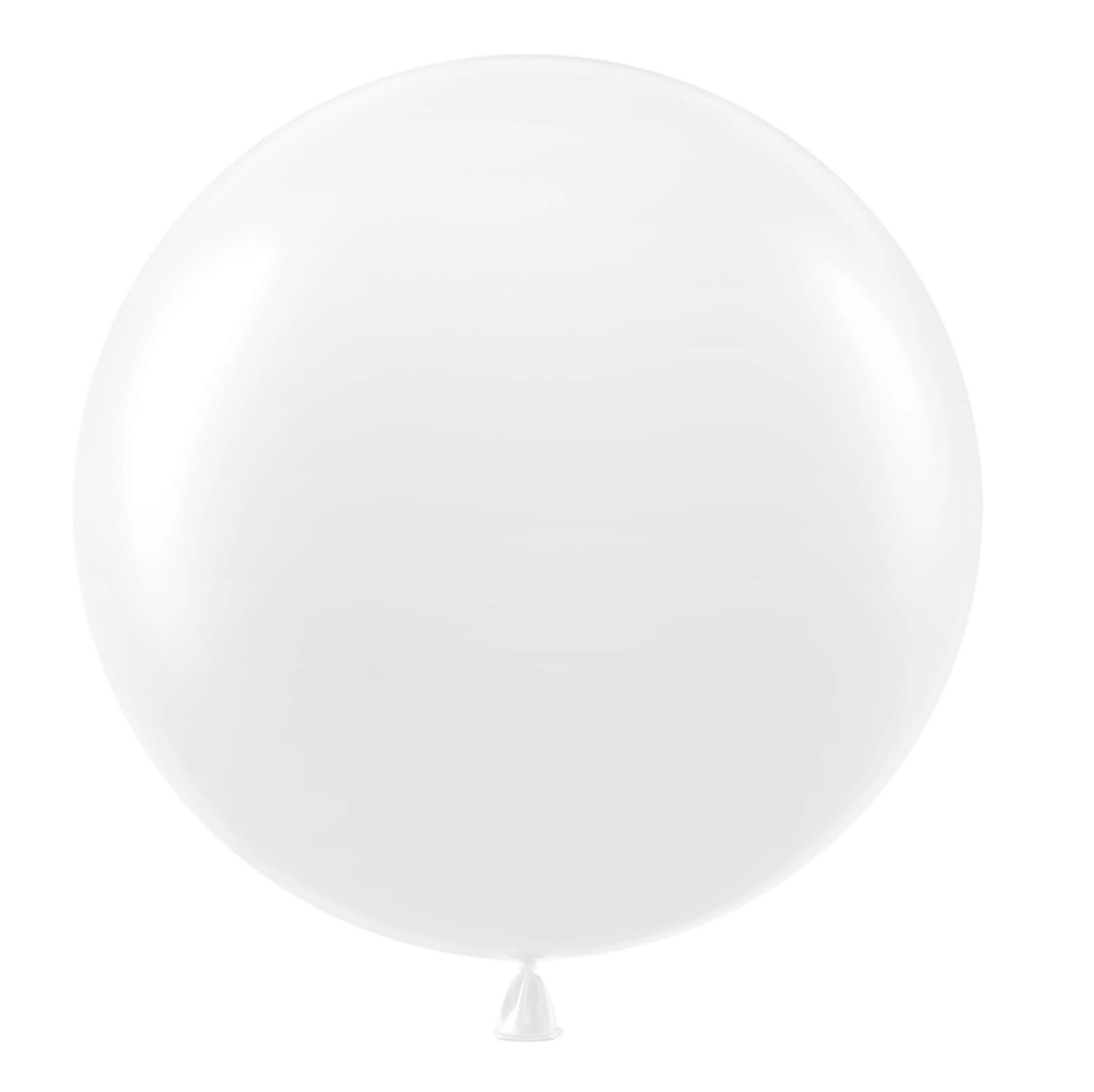 Bezente Pearl White Giant Balloons 36 Inch - 8 Pack Jumbo Ivory Balloons Large R