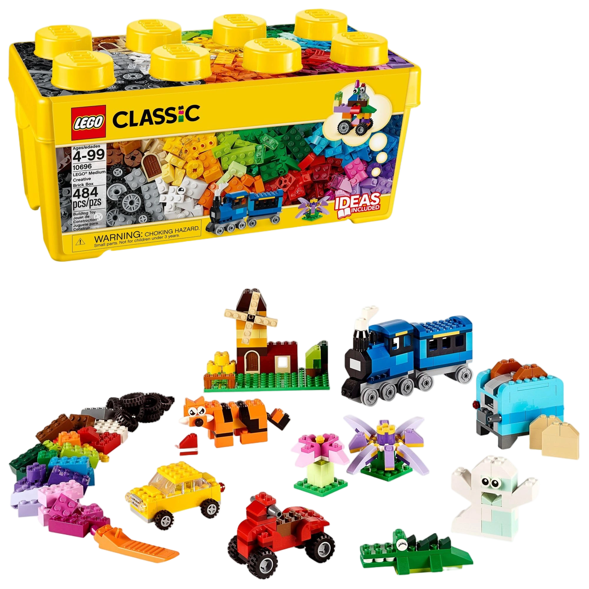 LEGO Classic Medium Creative Brick Box 10696 Building Toy Set - Featuring Storag