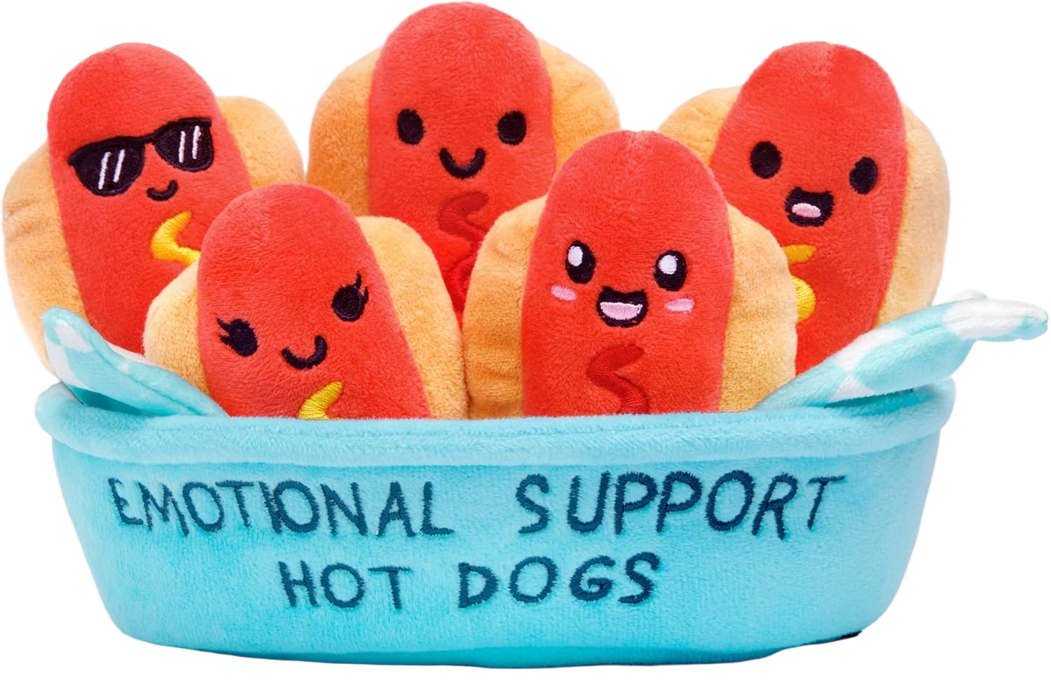 WHAT DO YOU MEME? Emotional Support Hot Dogs – Emotional Support Plushies, Cute
