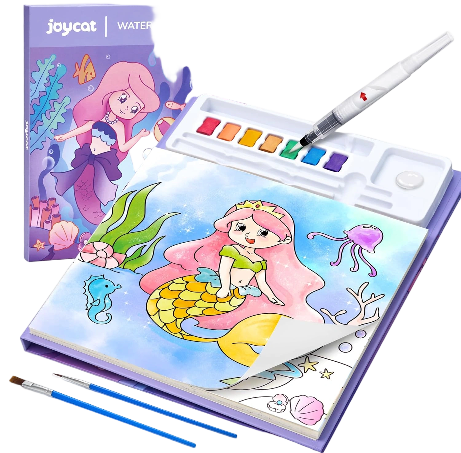 JoyCat Paint with Water Coloring Books for Toddlers, Watercolor Painting Sets fo