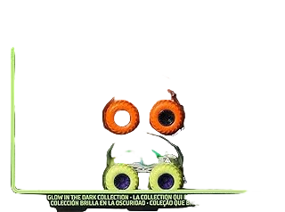 Toy Monster Trucks 10-Pack of Glow-in-the-Dark 1:64 Scale Vehicles, GITD Set of 