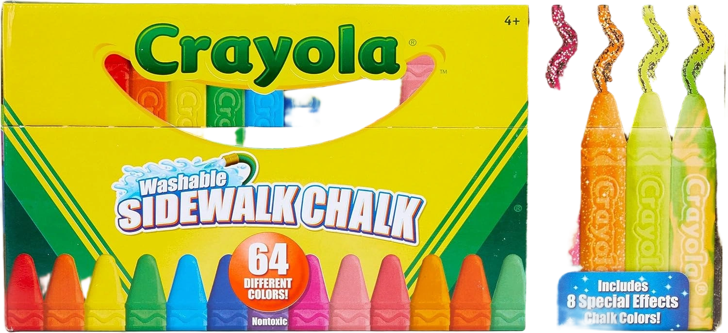 Crayola Ultimate Washable Chalk Collection (64ct), Essential Easter Basket Stuff