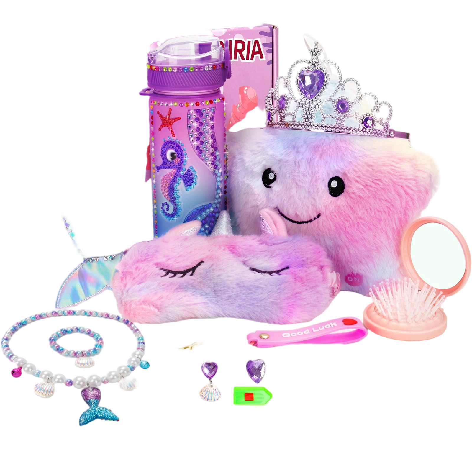 Jenria Mermaid Gift for Girls Toys Age 6-8, Easter Baskets for Kids, Birthday Gi