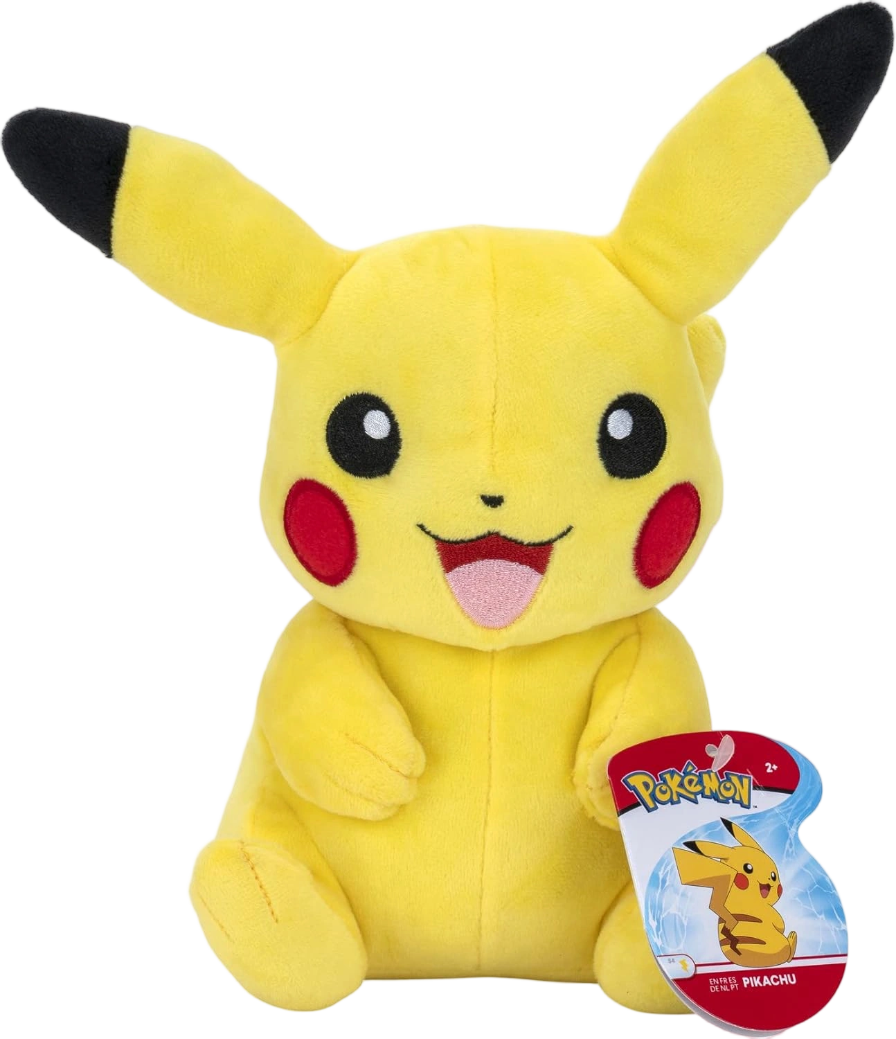 Pokémon Pikachu Plush - 8-Inch Soft Plush with Authentic Details